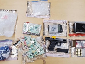 A Project Renewal investigation resulted in five individuals being charged with a wide variety of drug and weapons charges on Tuesday. In excess of $70,000 in Cocaine, Fentanyl and Crack Cocaine along with a loaded handgun, ammunition, Canadian currency (excess of $8000) were seized by police. BELLEVILLE POLICE SERVICE