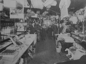 One of Norwood's many amenities in its early days was a substantial number of grocery and general wares stores that catered to needs of the village residents. Tuckers Store was opened in 1885 and also included a candy counter and an ice cream parlour. Pictured is a rare shot of the stores interior taken in 1908. SUBMITTED PHOTO