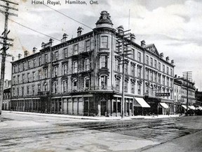 Alexander Graham Bell a écrit sa lettre du 15 août 1876 de l'hôtel Royal de la rue James à Hamilton.  COLLECTION MAISON BELL