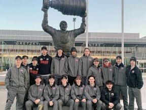 The under-16 AAA 99ers are headed to the OHL Cup.