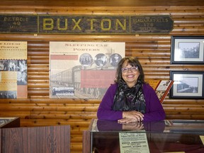 Shannon Prince, curator of the Buxton National Historic Site and Museum, shown in February 2021, was recently recognized with an award from the Ontario Heritage Trust for her dedication to conserving history. Derek Ruttan/Postmedia Network