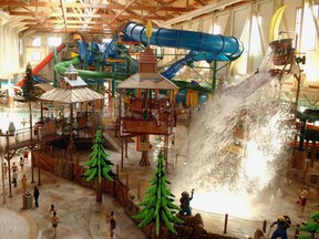 A Postmedia Network file photo of guests enjoying the 103,000-square-foot waterpark at Great Wolf Lodge Niagara Falls, which opened on Thursday, April 13, 2006.