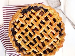 Strawberry and rhubarb pie (Supplied)