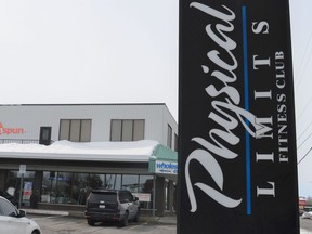 Physical Limits Fitness Club, located on Ninth Street, is closing its doors after 28 years in operation at the end of March, on Wednesday March 16, 2022 in Cornwall, Ont. Shawna O'Neill/Cornwall Standard-Freeholder/Postmedia Network