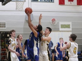 Hanna Hawks headed to Drumheller on March 5 to take part in some extra games before Zones on March 11 and 12 at Strathcona-Tweedsmuir School. The team lost their first game 78-88, however won their game in the afternoon 86-45. Jackie Irwin/Postmedia