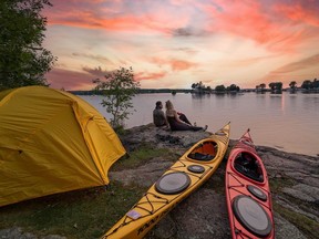 Island camping getaways are an ideal way to shake off the winter blahs and recover from pandemic isolation.
