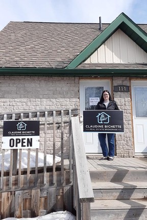 A well-known Espanola woman, Claudine (Chloe) Bichette has just opened her brand-new Claudine Bichette Real Estate Brokerage office at 114 Centre Street this past week.