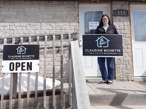 A well-known Espanola woman, Claudine (Chloe) Bichette has just opened her brand-new Claudine Bichette Real Estate Brokerage office at 114 Centre Street this past week.