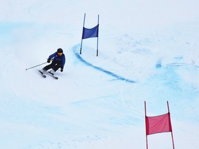 Photo by KEVIN McSHEFFREY/THE STANDARD
On March 5 and 6, young skiers from across the north were participating in the Joe Sarich Classic at Mount Dufour Ski Area. They competed in the Giant Slalom and the Panelled Slalom.
