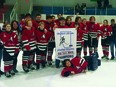 The Pincher Creek Huskies U15 hockey team won the Central Alberta Hockey League Tier 3 White Banner.
