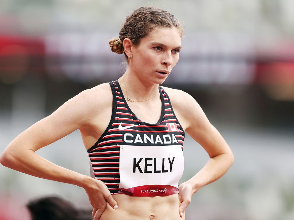 Pembroke's Madeleine Kelly competing at World Athletics Indoor