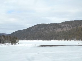 Spring is slowly coming to the Upper Ottawa Valley as evidenced by open water at the sanctuary near Swisha. Submitted photo