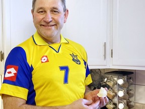 Algonquin College Pembroke Campus professor Bo Stelmach, a first-generation Canadian with Ukrainian heritage, has been busy making pierogies to sell, with all proceeds going to the Red Cross Ukraine Humanitarian Crisis Appeal.