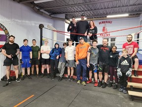The Pembroke Boxing Club, located in Downtown Pembroke, is hosting an open house March 5 from 12-2 p.m. to introduce the community to the range of programs it offers in the hopes of welcoming new members to the club. Coaches (back from left) Andrew Burgoyne, Jason Burgoyne and Lisa Labadie are looking forward to the event. They are joined by members of the boxing 101 and competitive classes.