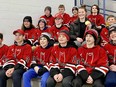 Ella Shelton shared her Olympic gold medal with an Ingersoll minor hockey team.