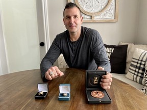 Stratford's Steve Miller spent 21 years as an NHL linesman, earnings rings for working the Stanley Cup playoffs, 1,000 games and reaching the 15-season mark. He also received an Olympic bronze medal in 2006.