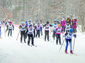 Sault Finnish Nordic Ski Club attributes its success in this year's Ontario Youth Championships to the hard work of coaches and volunteers and teamwork. SUBMITTED/WENBIN CUI