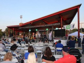 A stage and outdoor showplace will be one of the features of the Downtown Plaza.  PHOTO SUPPLIED.
