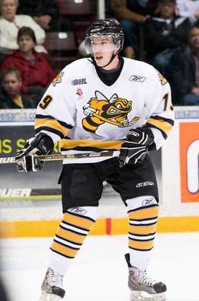 Chris Beauchamp played 50 games with the Sarnia Sting during the 2008-09 Ontario Hockey League season.