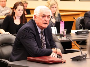 Robert Swayze, shown in this file photo, is the integrity commissioner for the City of Greater Sudbury. He says he does not keep a list of complaints made against private citizens. His authority is limited to members of council and local boards.