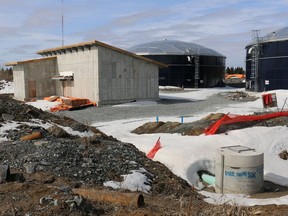 The construction of the Whitney-Tisdale No. 4 sewage pump station was hampered by unanticipated ground movements and delays during litigation with a contractor. This photo was taken during an extended period of inactivity at the work site in April 2017.

File/The Daily Press