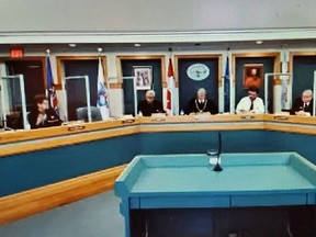 St. Clair Township council met in-person on March 7 for the first time in two years. Carl Hnatyshyn/Sarnia This Week