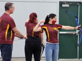 The Wetaskiwin Sabres hosted its own archery tournament in the Wetaskiwin Drill Hall March 5.
Christina Max