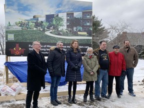 This is the future home of a Missanabie Cree-Maskwa Elder's Care Home on Third Line East in Sault Ste. Marie, Ont. The project was announced on April 1, 2022 by Sault Ste. Marie MPP Ross Romano, Transportation Minister Caroline Mulroney and Missanabie Cree First Nation Chief Jason Gauthier.   ELAINE DELLA-MATTIA, POSTMEDIA NETWORK