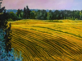 Artists who are living outside of Strathcona County must submit their applications for the Strathcona County Annual Art Acquisition Program by Thursday, April 14 and artists living in the county have until Friday, April 29. Photo: "Early Wheat” by Vincent Roper, 2018.