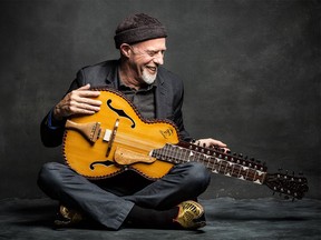 Award-winning blues musician Harry Manx will perform at Horizon Stage on Sunday, Apr. 10, at 7:30 p.m. Photo by Shimon Photo.