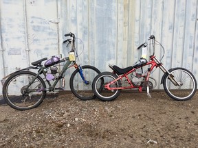 North Bay police issue public warning over illegal gas-powered bicycles.