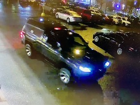 The pickup truck driven by a man Kingston Police said pulled up to two women at the Metro grocery store and masturbated in front of them. Kingston Police/Supplied Photo