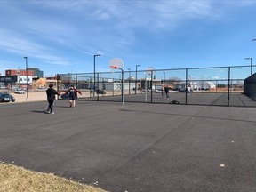 The multi-use courts at the North Bay Waterfront are now available for use.