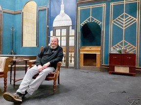Director Kevin Haxell on the set of the Owen Sound Little Theatre production of Born Yesterday. The play is set to run at the Roxy from April 21-23 and April 27-30.