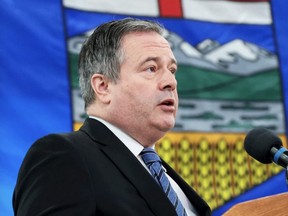 Alberta Premier Jason Kenney; "I think the vast majority of Alberta conservatives know that ... it is unity or an NDP government period, full stop." GAVIN YOUNG/POSTMEDIA/FILE