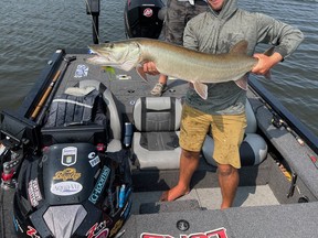 High water this summer should give musky anglers more opportunity to find big fish in shallow water. Photo by Jeff Gustafson