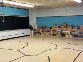 Bruce Mines and area students once inhabited this room when it served as a Arthur C. Henderson public school classroom. The building’s new owner, Vic Fremlin, says some 200 Ukrainian refugees could be temporarily housed at the former school, declared surplus in June 2021.