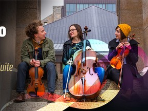 High River Gift of Music is bringing Indigo Trio, who will have two performances on April 29 will be presented without intermission at 5:00 pm and 7:30 pm at the High River United Church.