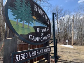 First reading on an Area Structure Plan was recently granted by Strathcona County council to allow Kawtikh Retreat and Campground to convert into 60 resort sites, which would be a mix of condos and glamping sites. Lindsay Morey/News Staff