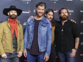 Tim and the Glory Boys attended the CCMA on the red carpet in London, Ont. in November 2021.