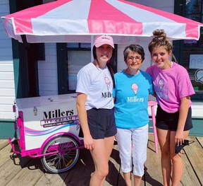 The Legate family, owners of local ice cream shop Miller's Ice Cream, will be celebrating the Fort Saskatchewan business' seasonal grand opening this weekend, while fundraising for a special cause. Photo, file.