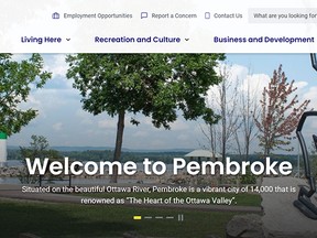 The City of Pembroke has launched a revamped and improved website at pembroke.ca.