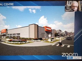 An artist's rendition of a proposed new medical center to be built in Corunna at the site of the former Murray Street Public School. Carl Hnatyshyn/Sarnia This Week