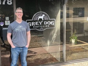 Jason Greidanus, owner and distiller at Grey Dog Distilling Ltd. Photo Supplied