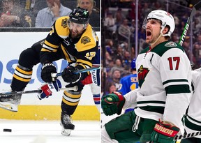 Nick Foligno, left, and brother Marcus Foligno are set to start the 2022 Stanley Cup Playoffs.