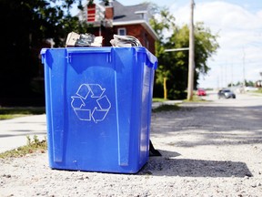 Our Towns-Our City Institute says the city's blue box program can be adjusted to save money.