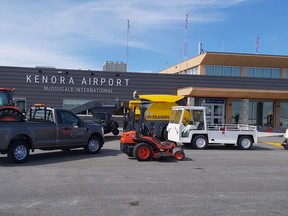 The airport is celebrating the purchasing of recent equipment, funded in part by the Federal Government's RATI program.