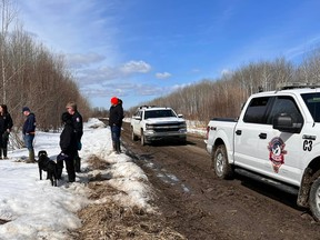 Several search teams from across the province have been helping in the search and rescue efforts of five-year-old Frank Young. Photo supplied / Northern Photographer