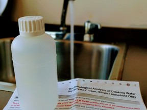 Although drinking water testing kits are available through the Grey Bruce Health Unit in Owen Sound and elsewhere in Grey-Bruce, Town of Saugeen Shores councillors want more depots. (Supplied photo)