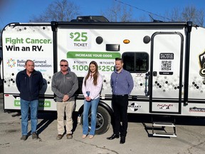 Carl Cox RV Sales & Service has donated a grand prize travel trailer to the Camp4Cancer lottery.